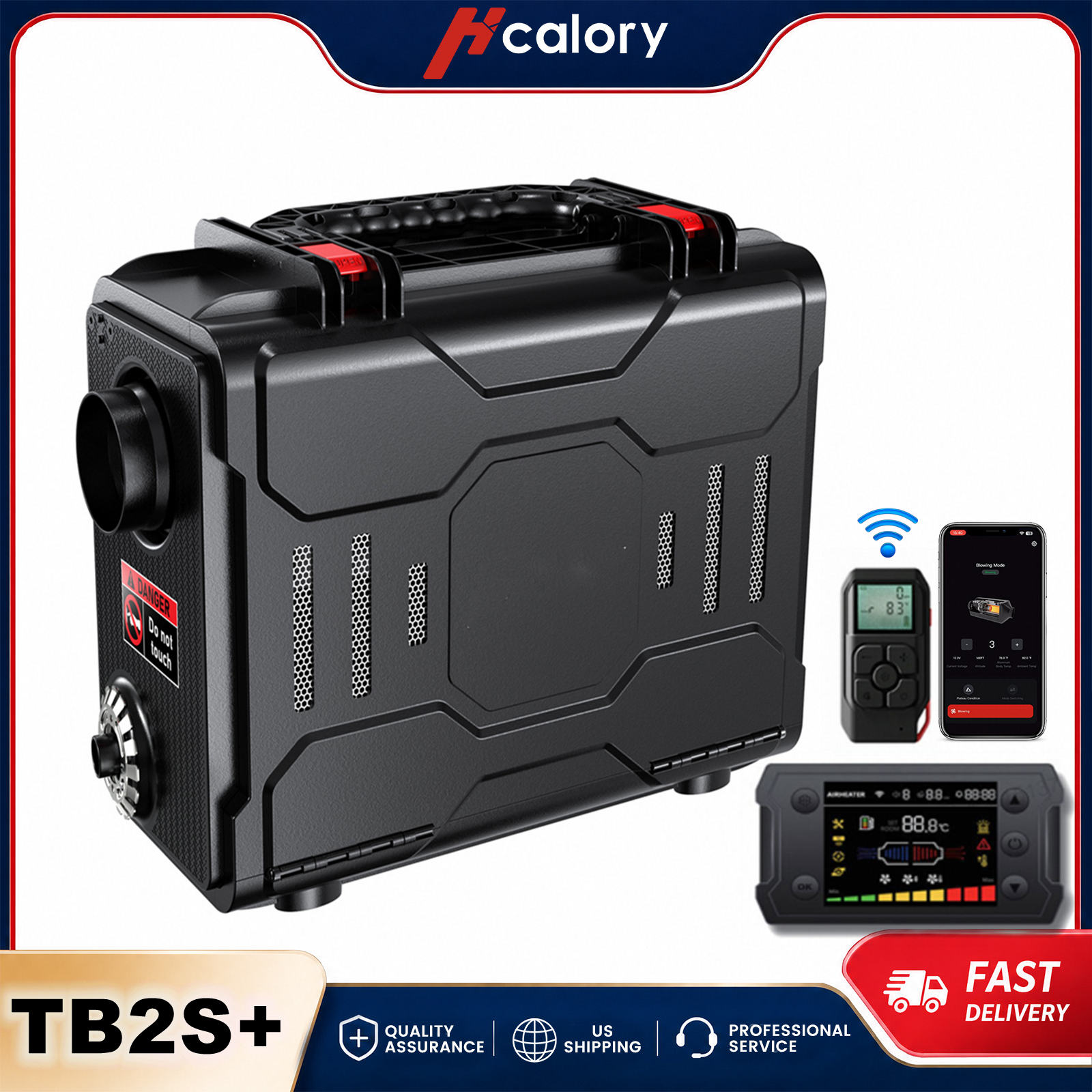 Fishing Camera - Дизельный отопитель Hcalory TB2S+ 8 кВт,