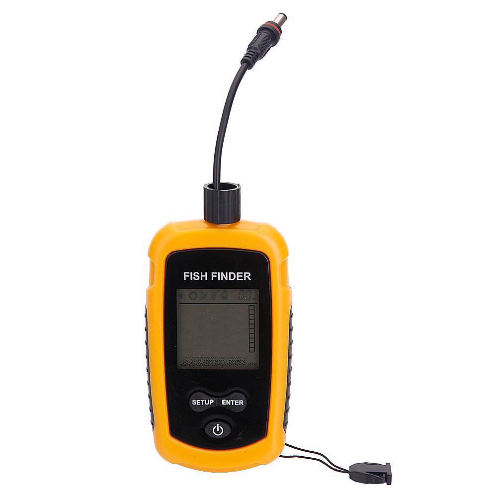 Fish Finder Transducer - Портативный эхолот-глубиномер с сигнализацией 100 м,