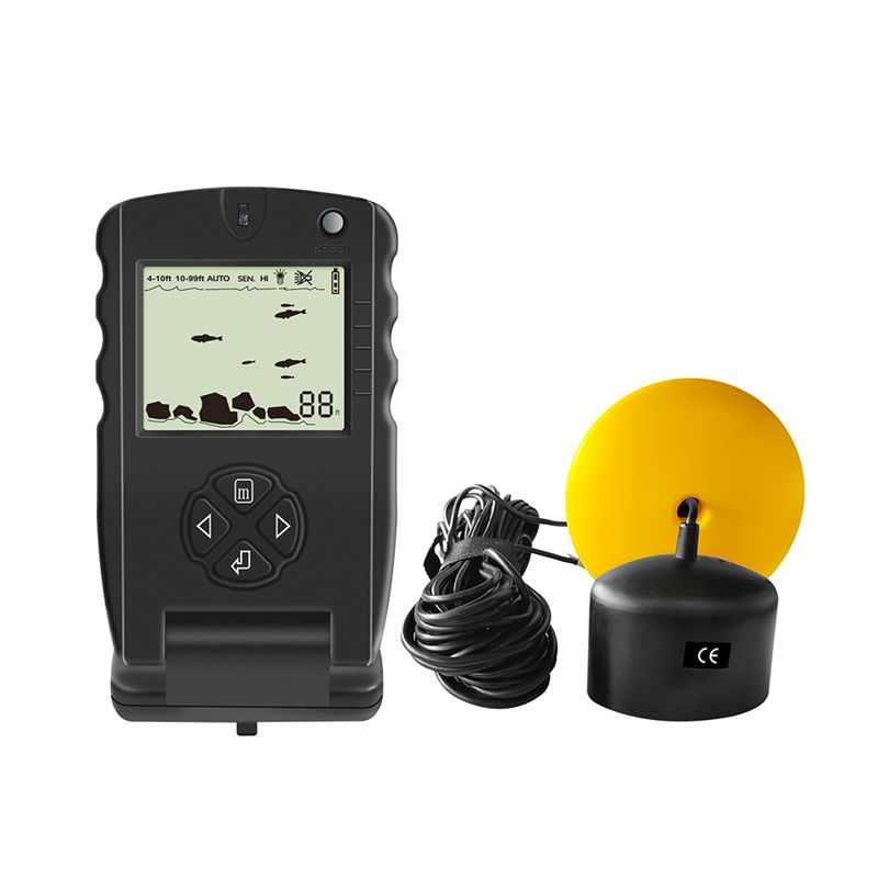 Новый портативный эхолот для р – обзор и цена Fish Finder Transducer