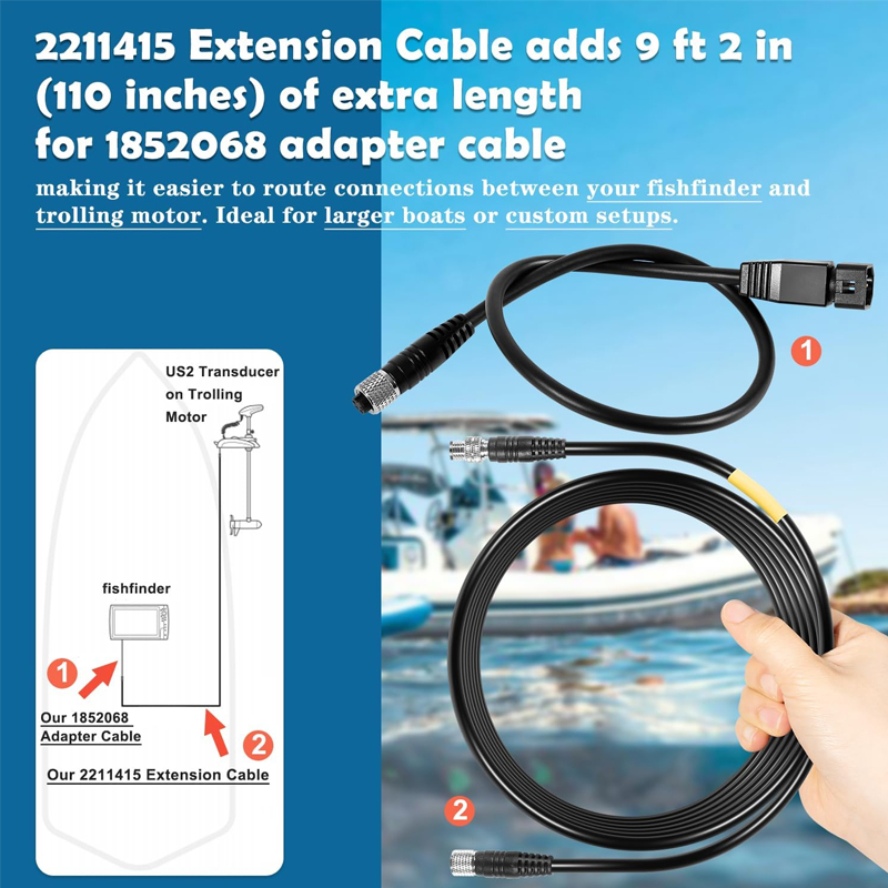 1852068 MKR-US2-8 7-контактный – обзор и цена Fish Finder Cable