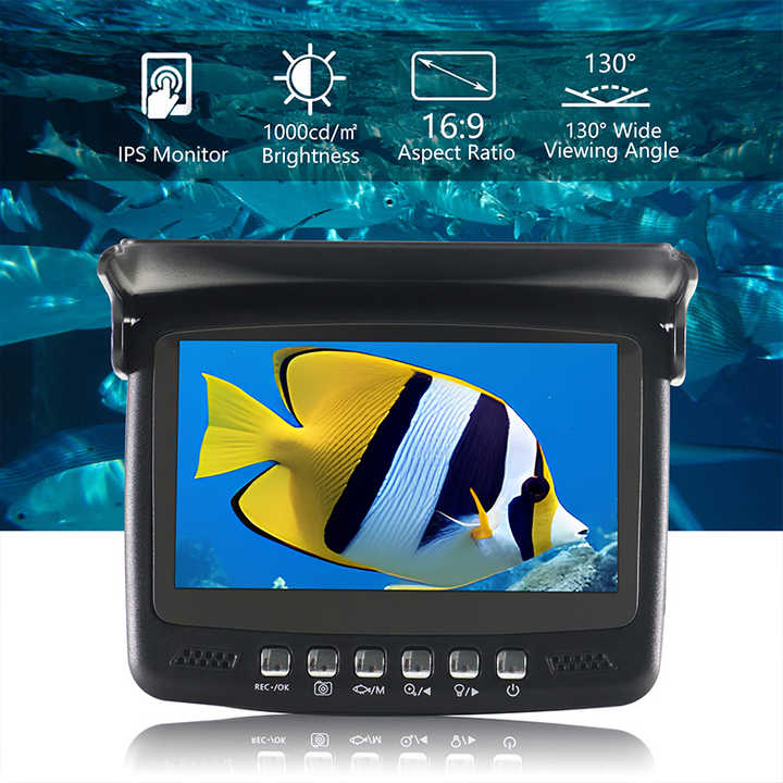 4,3-дюймовый экран, подводная  – обзор и цена Fishing Camera